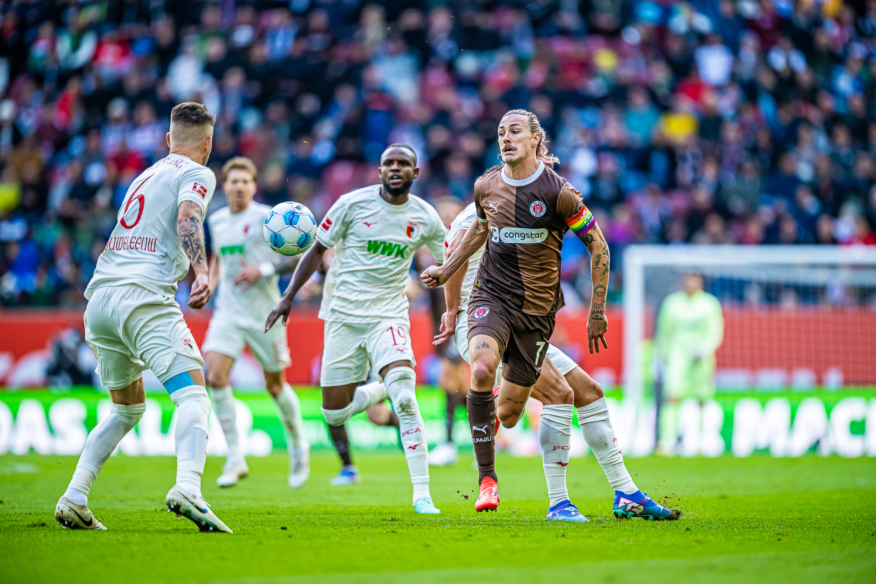 Sportart I Herren I Saison 2024-2025 I Bundesliga I 3. Spieltag I FC Augsburg - FC St. Pauli I 15.09.2024