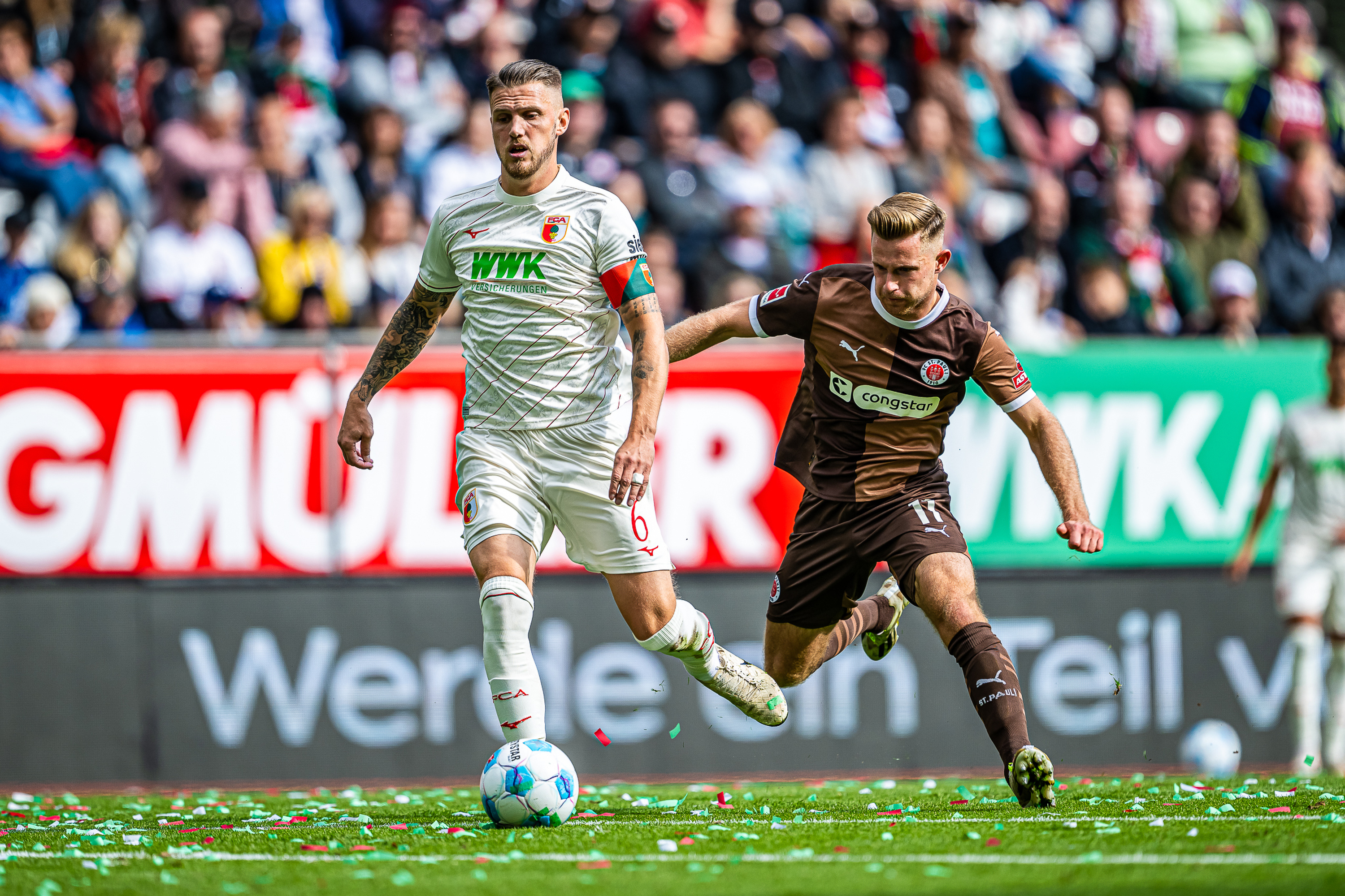 Sportart I Herren I Saison 2024-2025 I Bundesliga I 3. Spieltag I FC Augsburg - FC St. Pauli I 15.09.2024